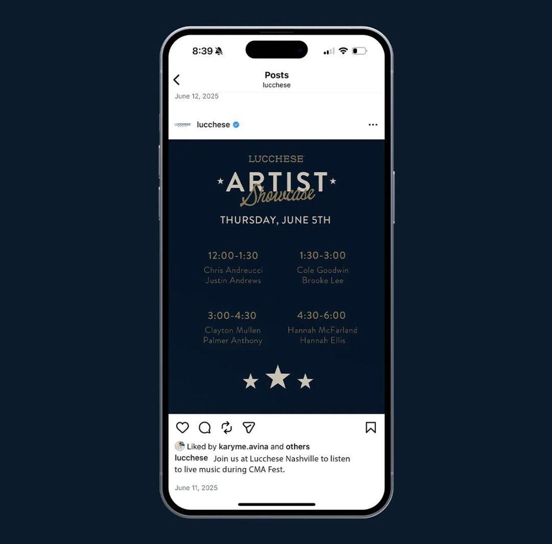Artist Showcase post