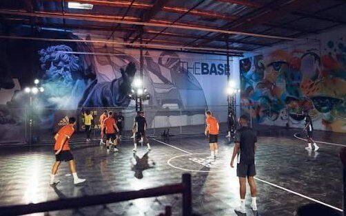 The Base LA futsal court