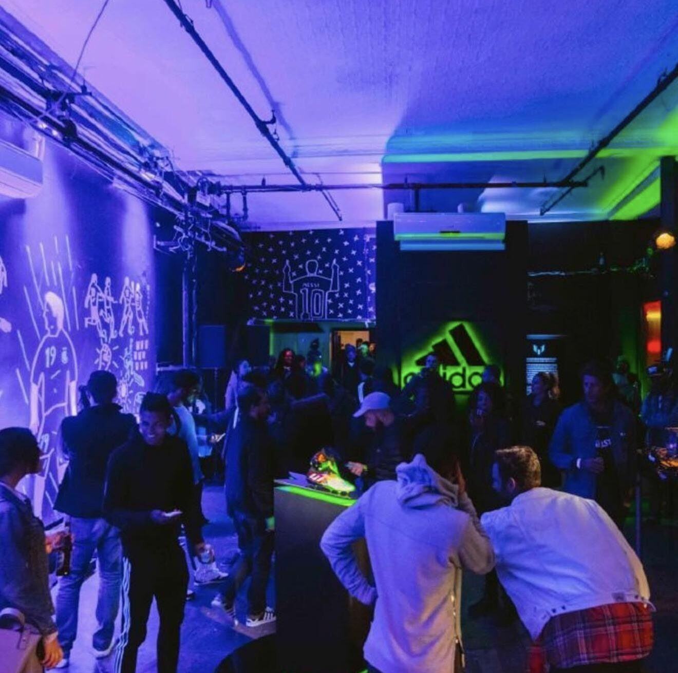 The Base LA at night