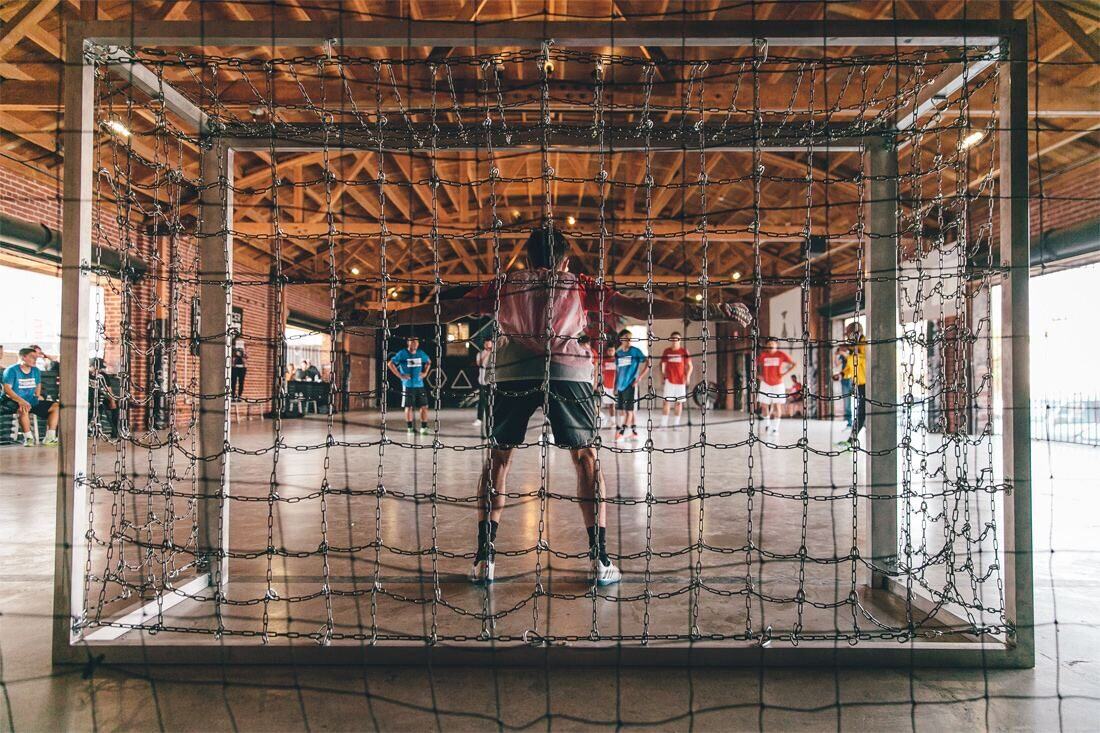The caged pitch