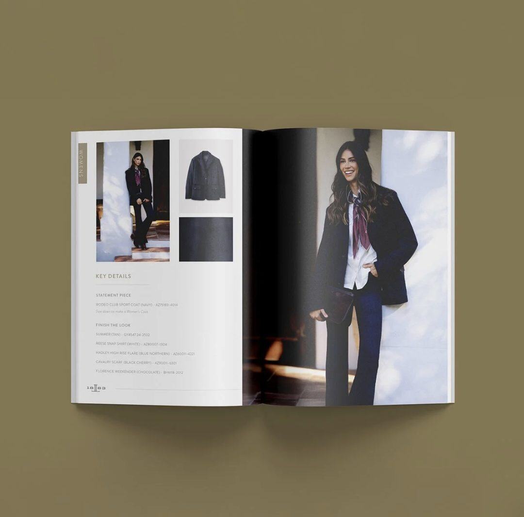 Seasonal catalogue spread